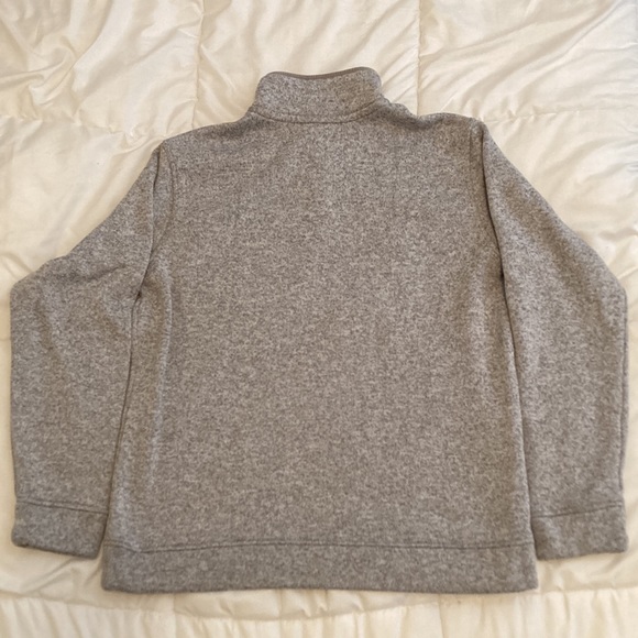 Eddie Bauer Radiator Fleece Snap-Front Pullover Gray Heather Size L - Picture 6 of 6